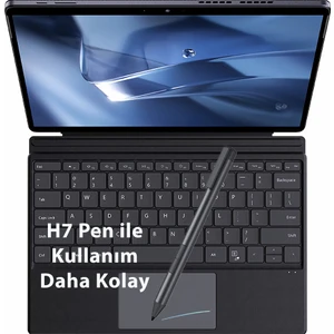HI10 Max Intel N150 Cpu 12GB Ram 500GB SSD WIN11PRO 2 In1 13'' Tablet Pc+Klavye+Kalem