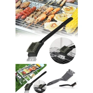 Mangal Bbq Izgara Temizlik Fırçası Paslanmaz Çelik Temizlik Fırçası