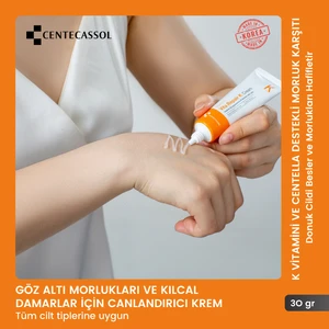 K Vitaminli Krem - Cilt ve Göz Altı Morlukları ile Kılcal Damar Problemleri İçin Krem