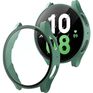 Samsung Galaxy Watch 7 44MM Uyumlu Sert Pc Kasa ve Ekran Koruyucu Kılıf