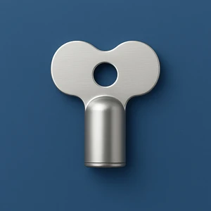 Radyatör Purjör Anahtarı – Petek Havlupan Hava Alma ve Purjör Açma Kapama Anahtarı (1 Adet)