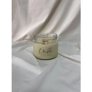 Kavanoz Mum Bodrum Mandalinası Kokulu 220G Doğal Soya Mumu -El Yapımı