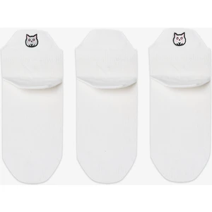 3 Çift Pamuklu Çekçekli Hayvan Nakışlı Patik Çorap