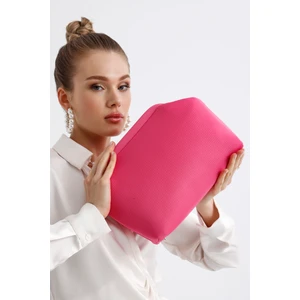 HEYBE'S Kadın Pembe Clutch El Çantası