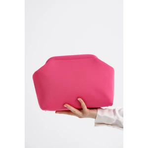 Kadın Pembe Clutch Portföy El Çantası