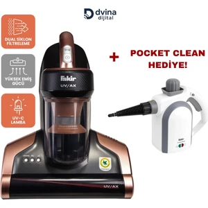 Uvax UV-C Işınlı Yatak ve Koltuk Temizleyici Toz Torbasız Süpürge