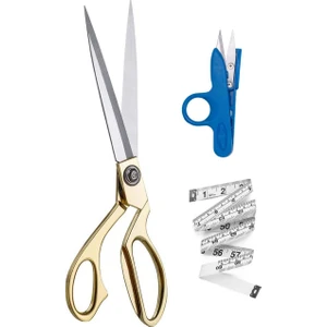 İşkur Makina Profesyonel Metal Terzi Makası Altın Renkli Büyük Boy 10.1/2 inç