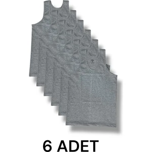 Askılı Erkek Atlet Pamuklu 6'lı Paket