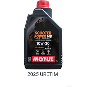 Scooter Power 4t 10W30 MB 1 Lt ( 05/2025 Üretim )