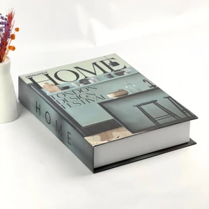 Kitap Görünümlü Dekoratif Kutu, Iskandinav Tarzı Kitap Şeklinde Saklama Kutusu, Ev Dekorasyonu, Modern Ev Dekorasyonu- Home