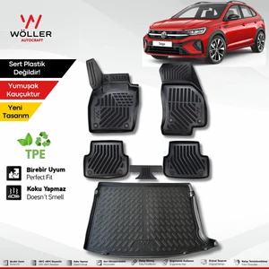 Vw Taigo Paspas Bagaj Havuzu Set 2022 Sonrası 3D Ultraflex Set