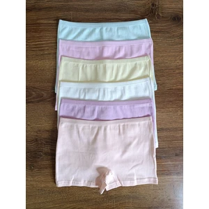 Kız Çocuk Boxer Şort Karışık 6lı