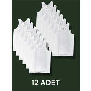 Askılı Erkek Atlet Pamuklu 12'li Paket