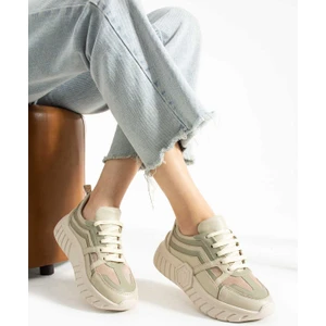 Bağcıklı Termo Taban Sneaker 331-SUT-03 Kadın Ayakkabı