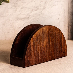 Maro - Ahşap Peçetelik Masaüstü Peçete Organizeri