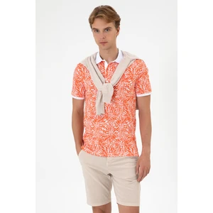 U.s. Polo Assn. Erkek Nar Çiçeği Tişört 50299663-VR039