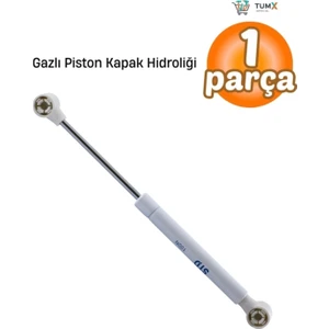 Dolap Amortisörü Gazlı Piston Kapak Hidroliği Beyaz