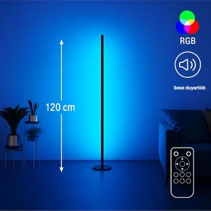 FK Light Sese ve Müziğe Duyarlı Kumandalı LED Lambader Oda Aydınlatma Sistemi