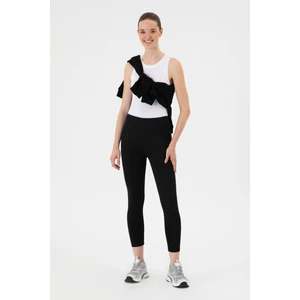 U.S. Polo Assn. Kadın Siyah Yüksek Bel Toparlayıcı Günlük Tayt 50314365-VR046