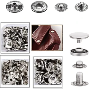 100 Takım 12,5 mm Kaban, Elbise Çıtçıt