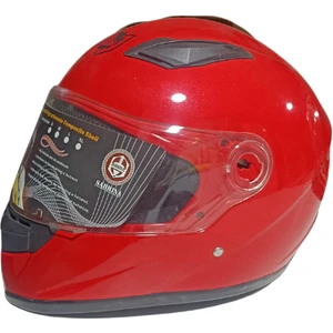 Full Face Kask Kırmızı