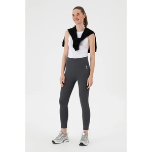 U.S. Polo Assn. Kadın Antrasit Yüksek Bel Toparlayıcı Günlük Tayt 50314365-VR006