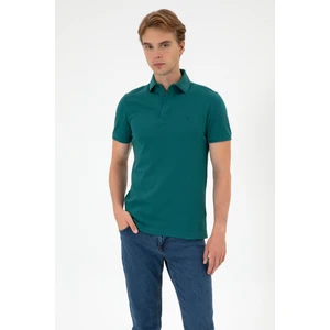 U.s. Polo Assn. Erkek Koyu Yeşil Tişört Basic 50306015-VR101