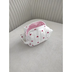 Makyaj Çantası, Seyahat Çantası, Ruj Çantası, Organizer 7x7x13 cm Küçük Boy