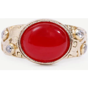 Akik Taşlı Yüzük