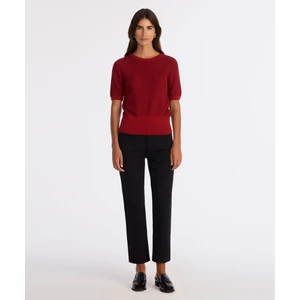 Regular Bisiklet Yaka Kısa Kol Kazak