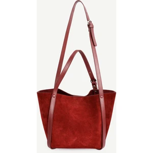 Süet Deri Omuz Çantası