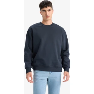 Relax Fit Bisiklet Yaka Kalın İçi Yumuşak Tüylü Basic Düz Sweatshirt T5139AZ25AU
