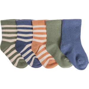 Hellobaby Erkek Bebek 5'li Soket Çorap
