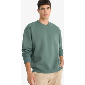 Relax Fit Bisiklet Yaka Kalın İçi Yumuşak Tüylü Basic Düz Sweatshirt T5139AZ25AU