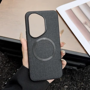 Honor 400 Pro 5g Düşmeye Dayanıklı Tpu + Kumaş Arka Telefon Kılıfı Magsafe ile Uyumlu (Yurt Dışından)