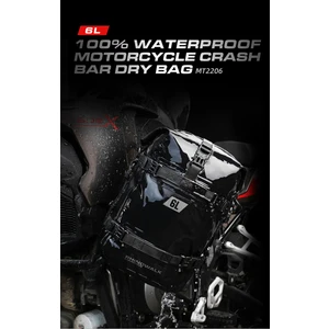 6l Su Geçirmez Crash Bar(Koruma Demiri) Çantası – Motosiklet & Atv Yan Çanta
