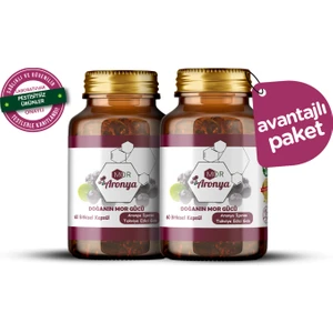 Mor Aronya Kapsül 2’li Set | Bitkisel Antioksidan Takviyesi