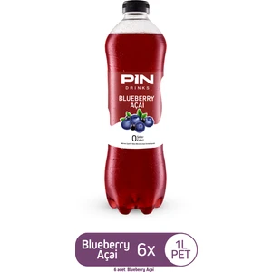Blueberry Açai - Şekersiz & Kalorisiz 1 Litre x 6 Adet