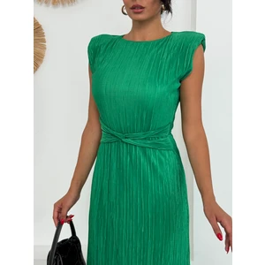 Bel Detaylı Piliseli Danıel Elbise