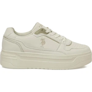 U.S. Polo Assn. CAROLINE 5PR Bej Kadın Sneaker