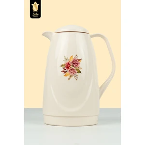 Lale Thermos Cam Termos Galaxy Sakura 1 Lt Soğuk Sıcak Su ve Çay Termosu