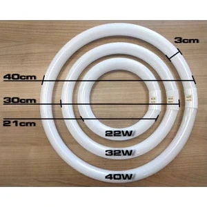 32 W Simit Ampul Fluotone Tle 32W/54 Beyaz Işık Philips Eski Tip T9 Kalın
