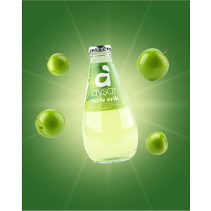 Yeşil Erik Aromalı Maden Suyu Şekersiz Tuzlu Erik 6X200 ml ( 6 Adet )