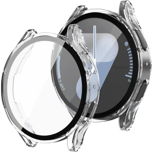 Samsung Galaxy Watch 7 44MM Uyumlu Sert Pc Kasa ve Ekran Koruyucu Kılıf