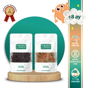 Makarna Lütfen Bebek Erişte Seti Pancarlı ve Karışık Sebzeli 2'li 400 gr Sağlıklı Beslenme İçin