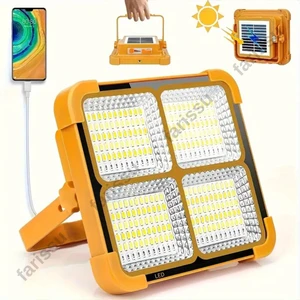 Solar Panelli Çakar Özellikli Dış Mekan Aydınlatmasına Uygun Projektör