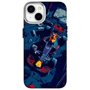 IPHONE 13 Özel Redbull Formula 1 Paddock Tasarımlı Lüks Silikon Kılıf