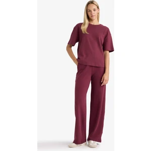 Straight Fit Geniş Bol Paça Basic Düz Cepli Eşofman Altı D3759AX25AU