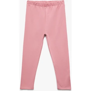 Pamuklu Beli Lastikli Basic Tayt