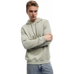 Şardonlu Uzun Kollu Basic Kapşonlu Sweatshirt